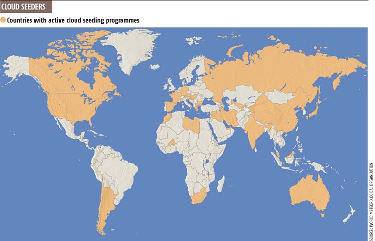 Risultati immagini per cloud seeding countries